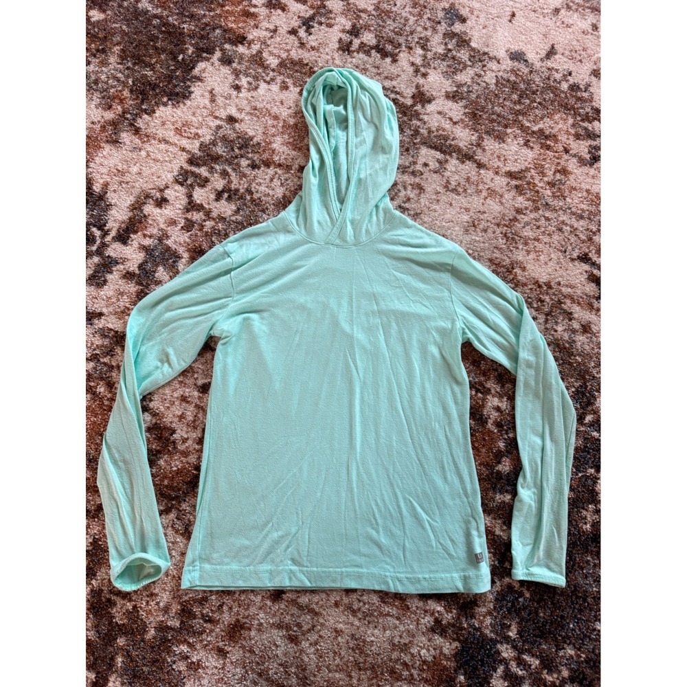 Huk Womens Long Sleeve Performance Hoodie Fishing Mint Green Size Small